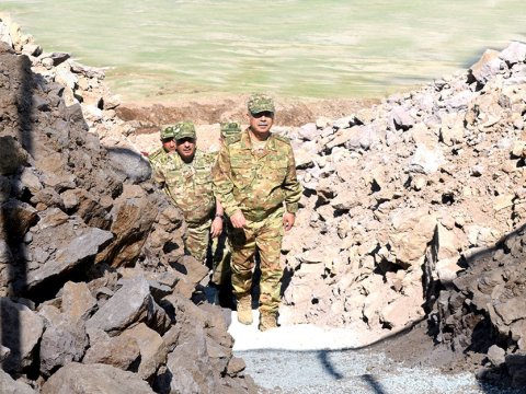 Zakir Həsənov Prezidentin tapşırığı ilə Kəlbəcər və Laçına getdi - FOTOLAR