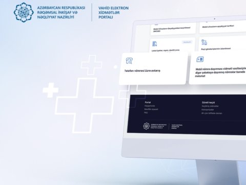Vahid Elektron Xidmətlər Portalına daha iki xidmət əlavə edildi