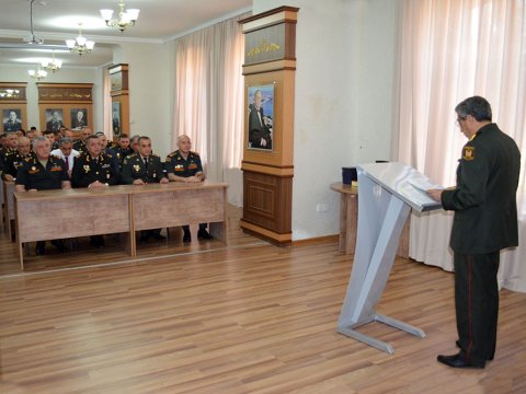 Milli Müdafiə Universitetində ilk buraxılış mərasimi