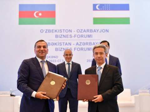 Nazir Özbəkistanla imzalanan sənədlərdən YAZDI