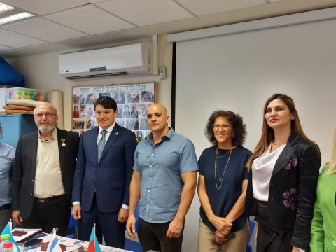 Fuad Muradov İsraildə Azərbaycan icması ilə görüşdü