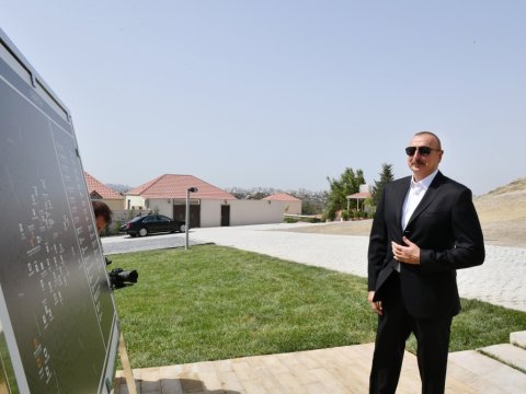 Prezident Ramana sakini ilə söhbət etdi - FOTOLAR+VİDEO