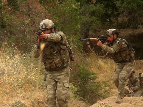 Zakir Həsənov Xocavənddə: Şərti düşmən mövqeləri darmadağın edildi - VİDEO