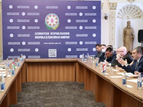 Gürcüstanlı qubernator Diasporla İş üzrə Dövlət Komitəsində olub