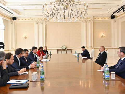 İlham Əliyev Avropa Parlamentinin Xarici Əlaqələr Komitəsi sədrini qəbul edib