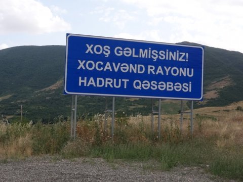 Hadrutda baş verən yanğın söndürüldü 