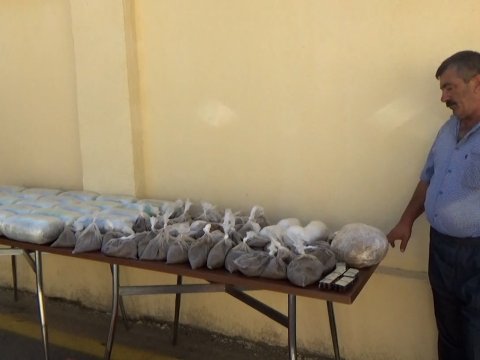 I Qarabağ müharibəsi əlili 78 kq narkotiklə tutuldu - VİDEO