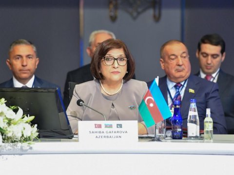 Azərbaycan-Türkiyə-Pakistan spikerləri görüşdü - FOTOLAR