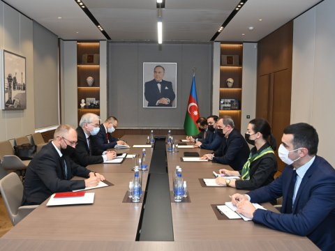 Ceyhun Bayramov xüsusi nümayəndə ilə GÖRÜŞDÜ