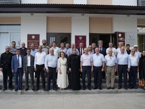 Mahaçqalada Əziz Əliyevin 125 illiyi qeyd edilib