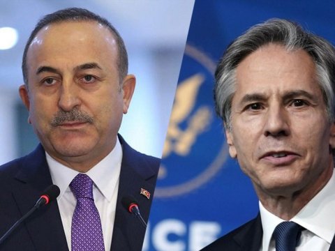 Çavuşoğlu Blinkenlə müzakirə apardı