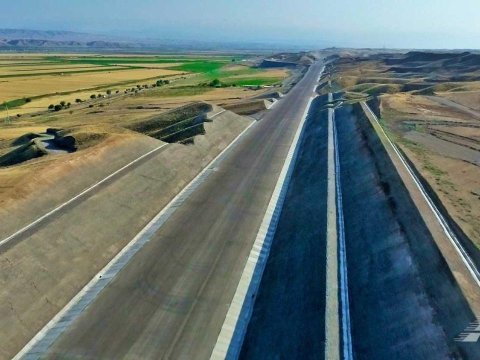 Zəngəzur dəhlizinin tikintisi 57 faiz icra olunub - FOTOLAR