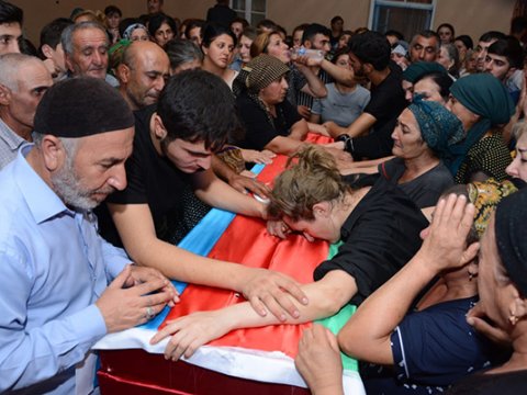 Şəhidimiz Ağstafada dəfn edildi - YENİLƏNİB