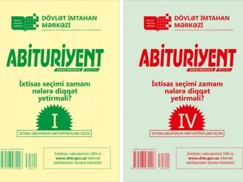 İxtisas seçimi edən abituriyentlərin NƏZƏRİNƏ