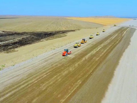 Horadizdən Ağbəndə çəkilən yolun yeni GÖRÜNTÜLƏRİ