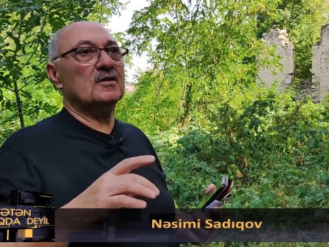 Əbdürrəhim bəy Haqverdiyevin qardaşı nəvəsi Şuşada - VİDEO