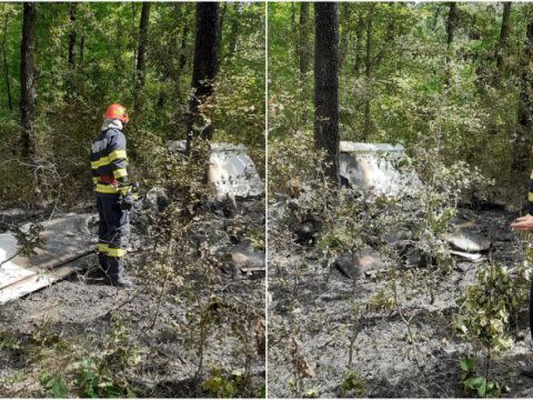 Təyyarə meşəyə düşdü, iki nəfər öldü