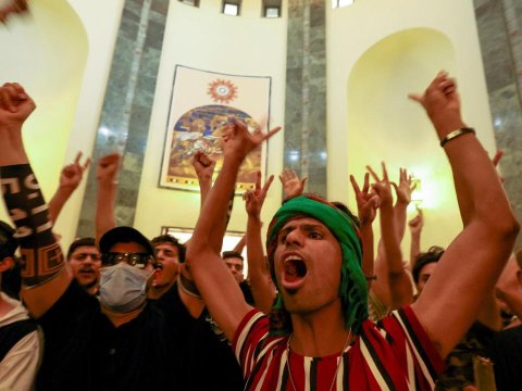 İraq çalxalanır - FOTOLAR