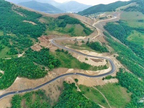 Azərbaycan xilasediciləri Laçın dəhlizinə alternativ yolda