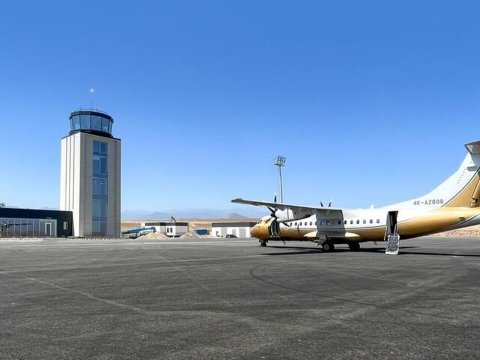 Zəngilan aeroportundan ilk test uçuşu - VİDEO