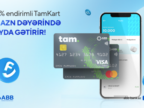 Yarı qiymətinə TamKart al, 50 manat da əlavə qazan!