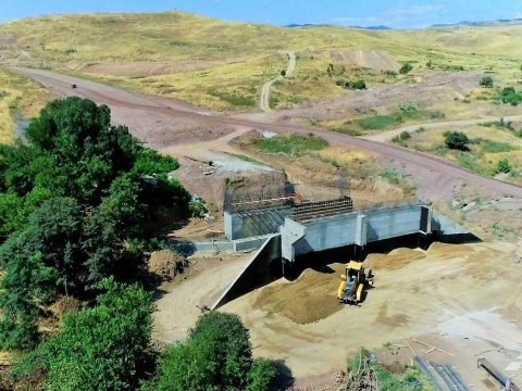 Füzuli-Hadrut yolunun tikintisi son mərhələdə - FOTO