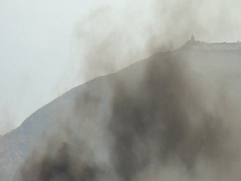 Oğuzda dağlıq ərazidə YANĞIN