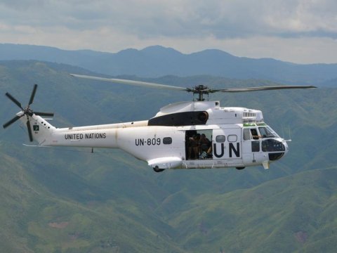 BMT-nin helikopteri qəzaya uğradı - Yaralılar var