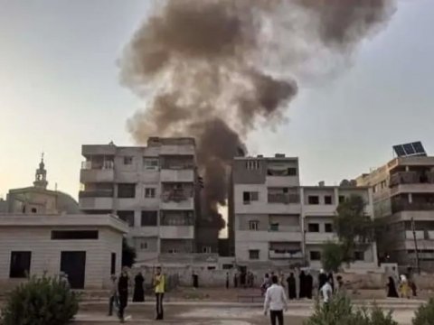 Helikopter binaların üzərinə düşdü - Ekipaj öldü