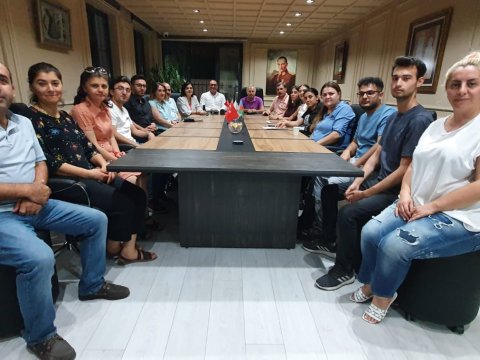 Dövlət Komitəsinin əməkdaşları Ankaradakı icmamızla görüşüb