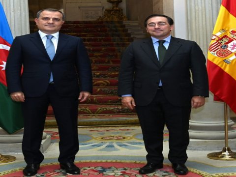 Azərbaycan və İspaniya XİN rəhbərləri Madriddə görüşüb