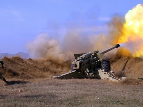 Ermənistanın sərhəddəki bütün hərbi obyektləri darmadağın edilib