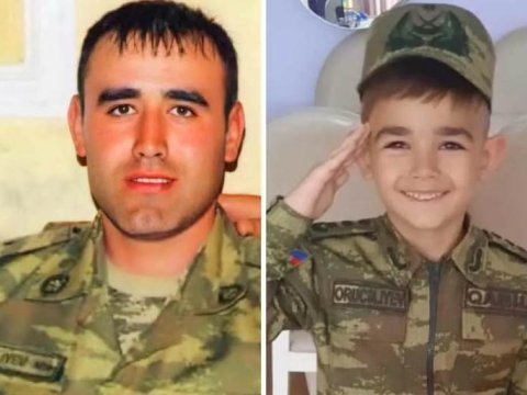 Atasının adını daşıyan şəhid oğlu 1-ci sinfə getdi - FOTO