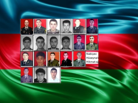 Adları bu gün açıqlanan şəhidlərin tam siyahısı və ŞƏKİLLƏRİ