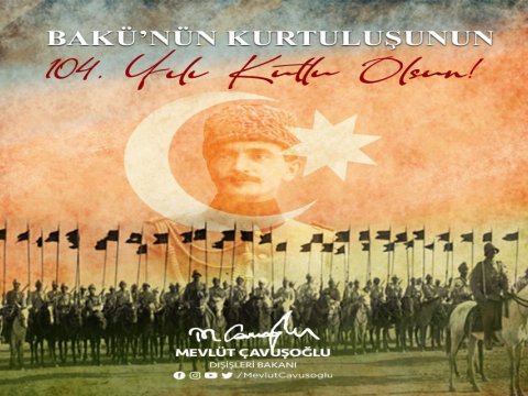 Çavuşoğludan Bakı PAYLAŞIMI