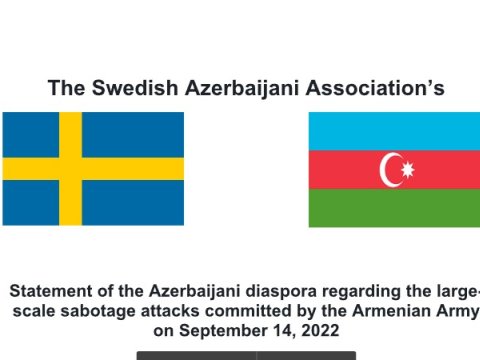 Skandinaviya ölkələrində yaşayan soydaşlarımızdan etiraz