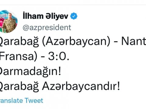 Darmadağın… - Prezidentin “Qarabağ” tviti siyasi mesajdır? 