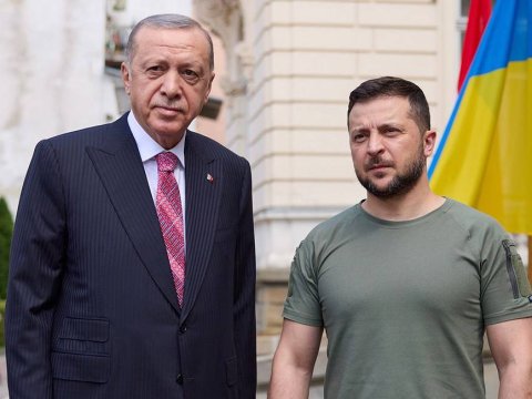 Ərdoğan BMT-dəki çıxışından əvvəl Zelenski ilə danışıb