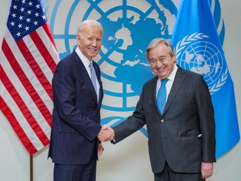 Bayden Quterreşlə Ukraynanı müzakirə edib