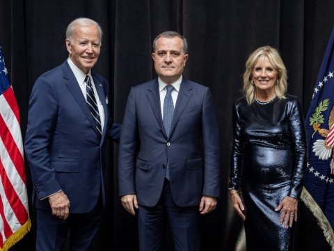 Ceyhun Bayramov Baydenin təşkil etdiyi rəsmi qəbulda