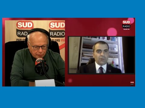 Diaspor fəalı Fransa radiosunda erməni təxribatından danışdı - VİDEO