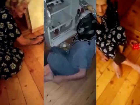 90 yaşlı qadına oğlu və gəlini işgəncə verib VİDEOya çəkdi