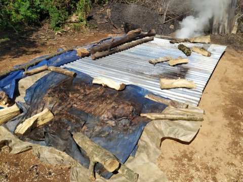 Qanunsuz kömür hazırlanan quyular aşkarlandı