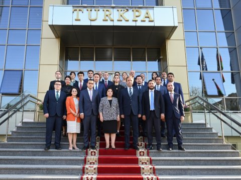 Spiker TÜRKPA Katibliyinin fəaliyyəti ilə tanış olub