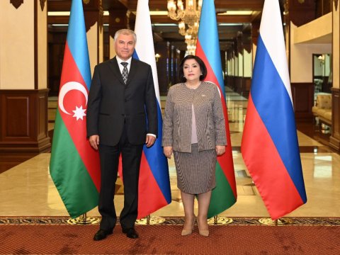 Sahibə Qafarova Volodinlə görüşdü - FOTOLAR