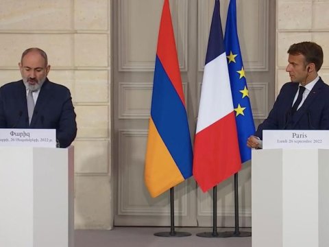 Makron Paşinyanla görüşdü, 44 günlük müharibədən DANIŞDI