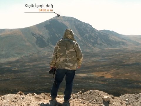 Azərbaycan əsgəri Qarakilsə yüksəkliyində - VİDEO