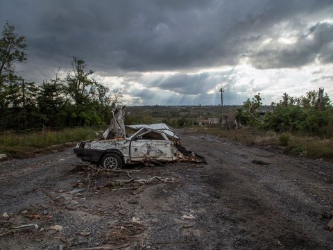 Xarkovda güclü partlayış - Şəhər işıqsız qaldı