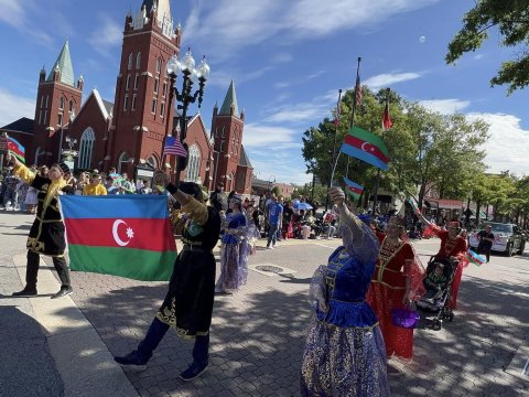 ABŞ-dakı diasporumuz Beynəlxalq Folklor Festivalında - FOTOLAR