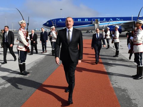 İlham Əliyev Bolqarıstanda SƏFƏRDƏDİR